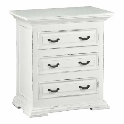 $722.99 • Buy Sunset Trading Cottage 3-Drawer Wood Nightstand/End Table In Distressed White