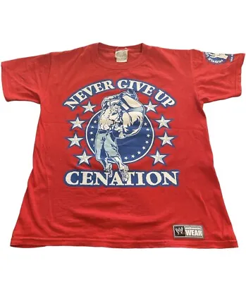 WWE John Cena Cenation NEVER GIVE UP You Can't See Me T-Shirt (Mens S Youth L) • $50