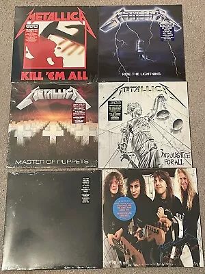 Metallica Remastered Sealed Vinyl 1st 5 Albums And Garage Days Re-revisited • $180