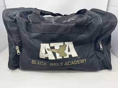 Excellent Shape*Black Belt Academy ATA  Taekwondo Black Large Duffle Bag  Sports • $39.99