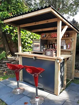 Garden Bar - NEW Anthracite Design - Outdoor Wooden Garden Bar Kit • £550