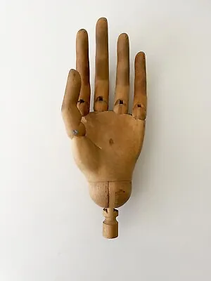 Antique Wooden Articulating Hand Mannequin Folk Art • $240