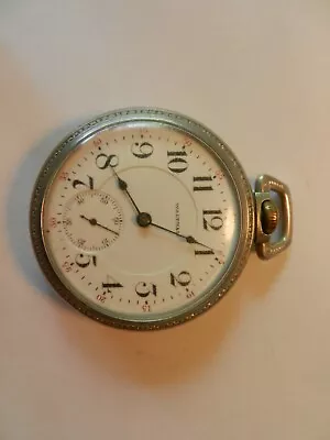 WALTHAM OPEN FACE POCKET WATCH 18S LEVER SET 17 JEWELS Appelton Tracey & Co 1904 • $50