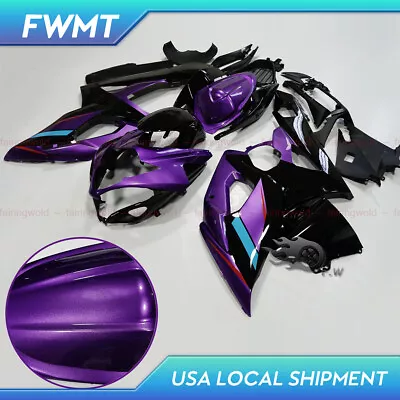 Fit For Suzuki 2005 2006 GSXR1000 Metallic Purple ABS Injection Mold Fairing Kit • $595.88