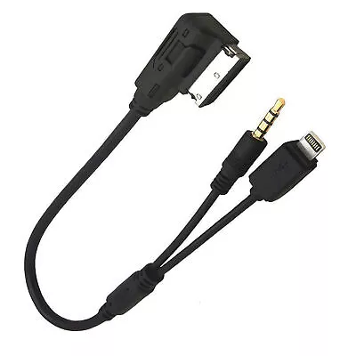 1xCar AMI MDI MMI MP3 3.5mm AUX Cable Adapter IPod IPhone Interface Fits Audi VW • $13.99