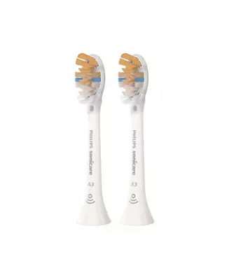 New Philips Sonicare A3 Premium All-In-One White Brush Head - 2 Pack • $49.95