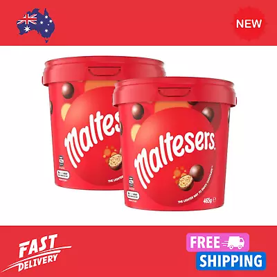 2x Maltesers Milk Chocolate Snack And Share Party Bucket 465g With Free Shipping • $27.44