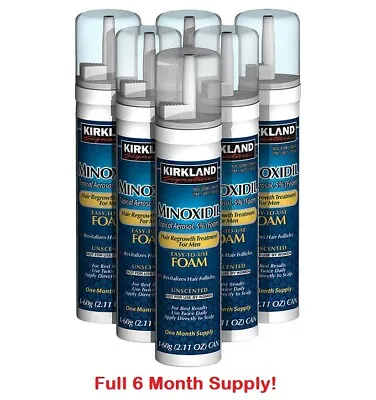 Kirkland Men's Hair Loss Regrowth 5% Minoxidil Topical Foam 6 Month Supply - New • $62.50