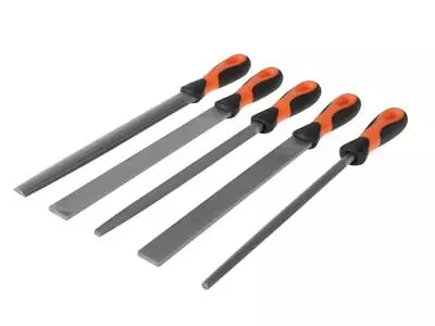 Bahco 1-478-10-1-2 250mm (10in) Engineering Mixed Cut File Set 5 Piece • £52.38