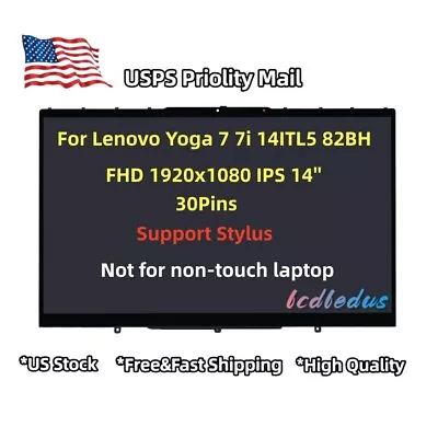 For Lenovo Yoga 7 7i 14ITL5 82BH 82BH00DRUS 82BH00DSUS LCD Touch Screen 30pins • $107