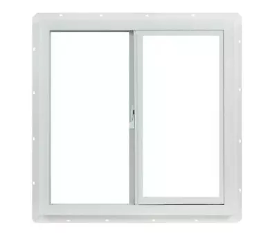 23.5 In. X 23.5 In. Utility Left-hand Single Slider Vinyl Window Dual Pane Ins • $99.99