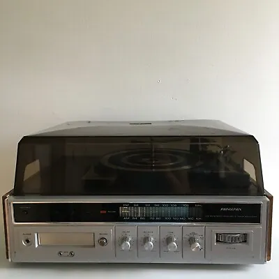 SounDesign Turntable 5737 Record Player AM/FM Stereo Receiver 8 Track (Read) • $51.51