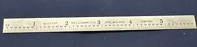 L.S. Starrett C309R 6  Tempered Steel Rule USA • $15