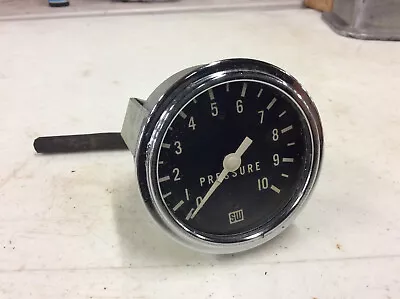 Vintage Stewart Warner Large Face Fuel Pressure Gauge 367-B 367B 2 7/8  • $74.99