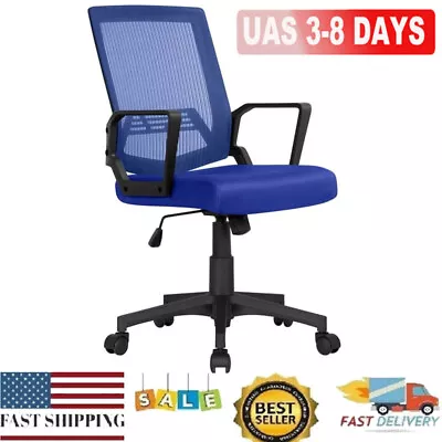 Mid-Back Mesh Swivel Chair Office Adjustable Ergonomic Computer Gaming Chair HOT • $66