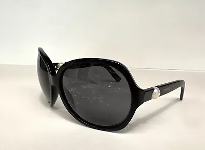 Chanel Black Le Perle Oversize Sunglasses Black Lenses Real Pearl On Each Arm • £90.24