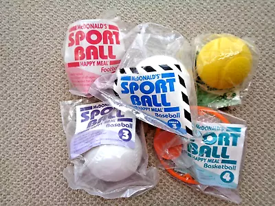 McDonald's 1989 Regional Test   Sports Ball  W/ Under 3 Toy • $14.95