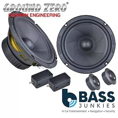 Ground Zero GZIC 165.2 - 16.5cm 6.5  150 Watts 2 Way Component Car Speakers • £99