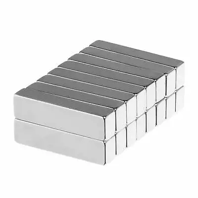 1 X 1/4 X 3/16 Inch Neodymium Rare Earth Bar Magnets N42 (16 Pack) • $20.99