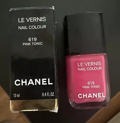 Chanel Le Vernis Pink Tonic 619 Pink Nail Polish Limited Edition. Used • £12