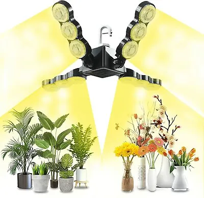 £30.29 • Buy SANSI 600W Foldable LED Grow Light Sunlike Full Spectrum Indoor Bloom Plant Lamp