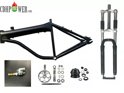 CDH 26'' 2.75L Bicycle Gas Frame &Wide Crank &Suepension Fork-Gas Motorized Bike • $290.79