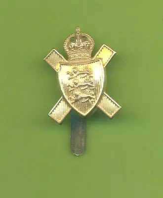 Jersey Light Infantry.brass Army Cap Badge • £10