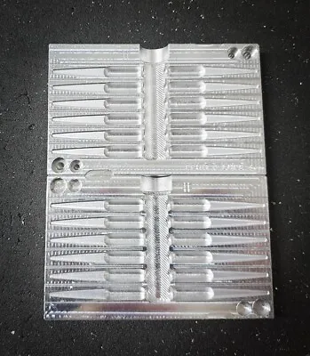 Aluminum Fishing Soft Bait Mold - 2  X 12 Cavities Mold • $84
