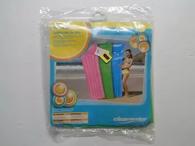 Vintage Kmart Pool Float Inflatable Air Mat Raft Beach Floatie Green 69 X23  New • $15.95