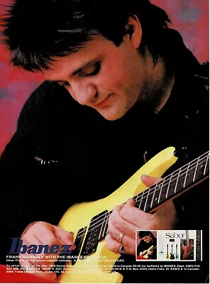 Ibanez Guitars - 540 SABER - FRANK GAMBALE -  1988 Print Advertisement • $5.95