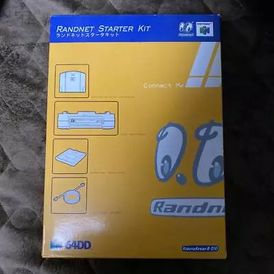 Nintendo 64DD RANDNET STERTER KIT In Box W/ Mario Artist • $7200