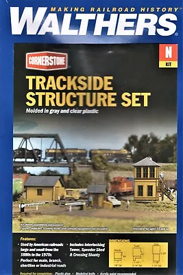 N Scale Walthers Cornerstone 933-3852 Trackside Structures Set/Kit • $23.78