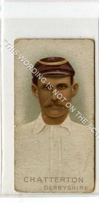 £25.99 • Buy (Gb2136-495) Wills, Cricketers 1896, Chatterton, Derbyshire G
