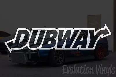 Dubway Sticker Decal V1 - JDM Lowered Stance Low Drift Slammed Turbo NOS Boost  • $6.99