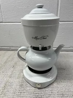 Mrs Tea Maker By Mr Coffee  6 Cup Ceramic Teapot HTM1 W/Manual Copy • $49.99