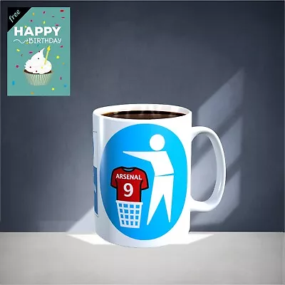 £10.90 • Buy ANTI ARSENAL Mug+GIFT CARD Fan Print Perfect Gift Mug Tea Coffee TIDY LONDON FUN