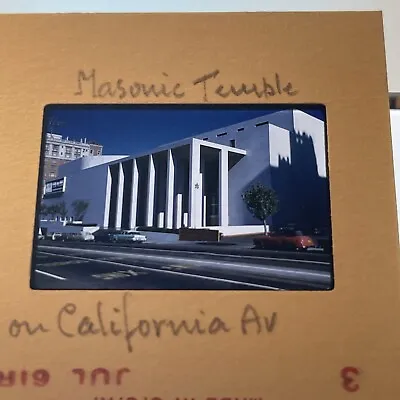 1961 San Francisco Masonic Temple California Avenue Original Photo 35mm Slide B • $13.37