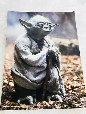 ORIGINAL VINTAGE STAR WARS EMPIRE STRIKES BACK 8  X 11  YODA COLOR Photo WHITEAR • $22.61