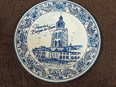 DELFT Blue 6  Decorative Plate With Peperbus • $15