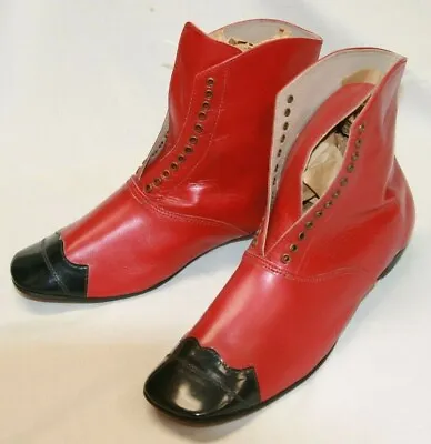1850's-1860 Civil War Victorian Woman's Balmoral Shoe • $191.99
