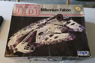 Vintage MPC ERTL Return Of The Jedi Millennium Falcon 8917 Scale Model Kit 1989 • $39.99