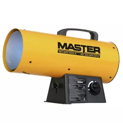 Master Industrial MH-60V-GFA-A 60000 BTU Propane Forced Air Heater New • $208.32