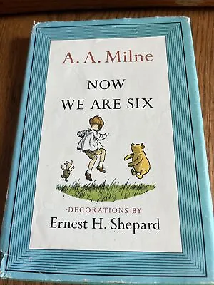 $9.99 • Buy Now We Are Six, A A Milne, Ernest Shepard 1961 Vintage HC/DJ
