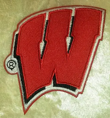 $4.95 • Buy University Of Wisconsin Badgers Iron On Embroidered Patch ~FREE Ship!!