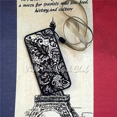 Fashion Vintage Lace Print Strap TPU Case Cover For Apple IPhone 5 5s 6 6s Plus • $7.99