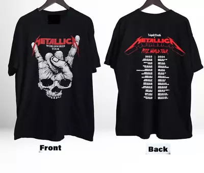 Tour Metallica 2024 T-Shirt 2023 M72 Metal Band Music Event World Seasons S-3xl • $23.99