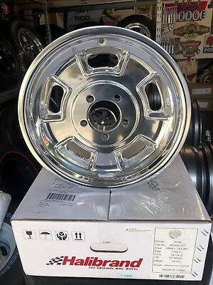 Genuine Halibrand Sprint Wheels Polished Ford Stud 2x15x4.5 2.13 B/s Hot Rod • $1750