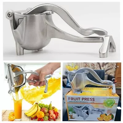 £9.99 • Buy Aluminum Alloy Cold Press Juicer Hand Orang Lemon Squeezer Extractor Juicer 