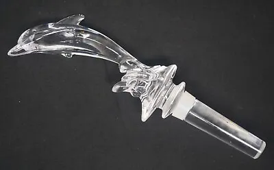 Dolphin Jumping Glass Bottle Stopper 7  Tall • $5.99