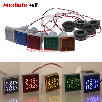 AC60V-500V 0-100A Digital LED Dual Display Voltmeter Ammeter Voltage Gauge Meter • £4.42